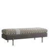 LCI_DECORA Benches<Roma Rectangular Brown Velvet Bench