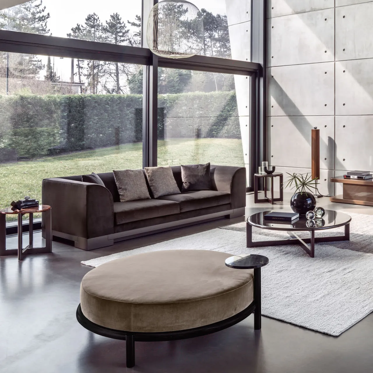 ReDéco Side Tables<Ronin Low Table with Marble Top