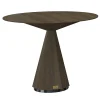 Morello Gianpaolo Bistro Tables<Round Smoked Oak Bistro Table