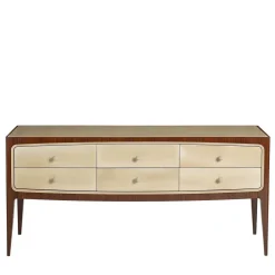 Salda Sideboards Buffets<60s Style Beechwood Sideboard with Drawers 8712