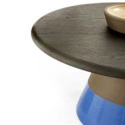 Morica Design Coffee Tables<Sablier Small Table with Clay Base & Laguna Oak Veneer Top