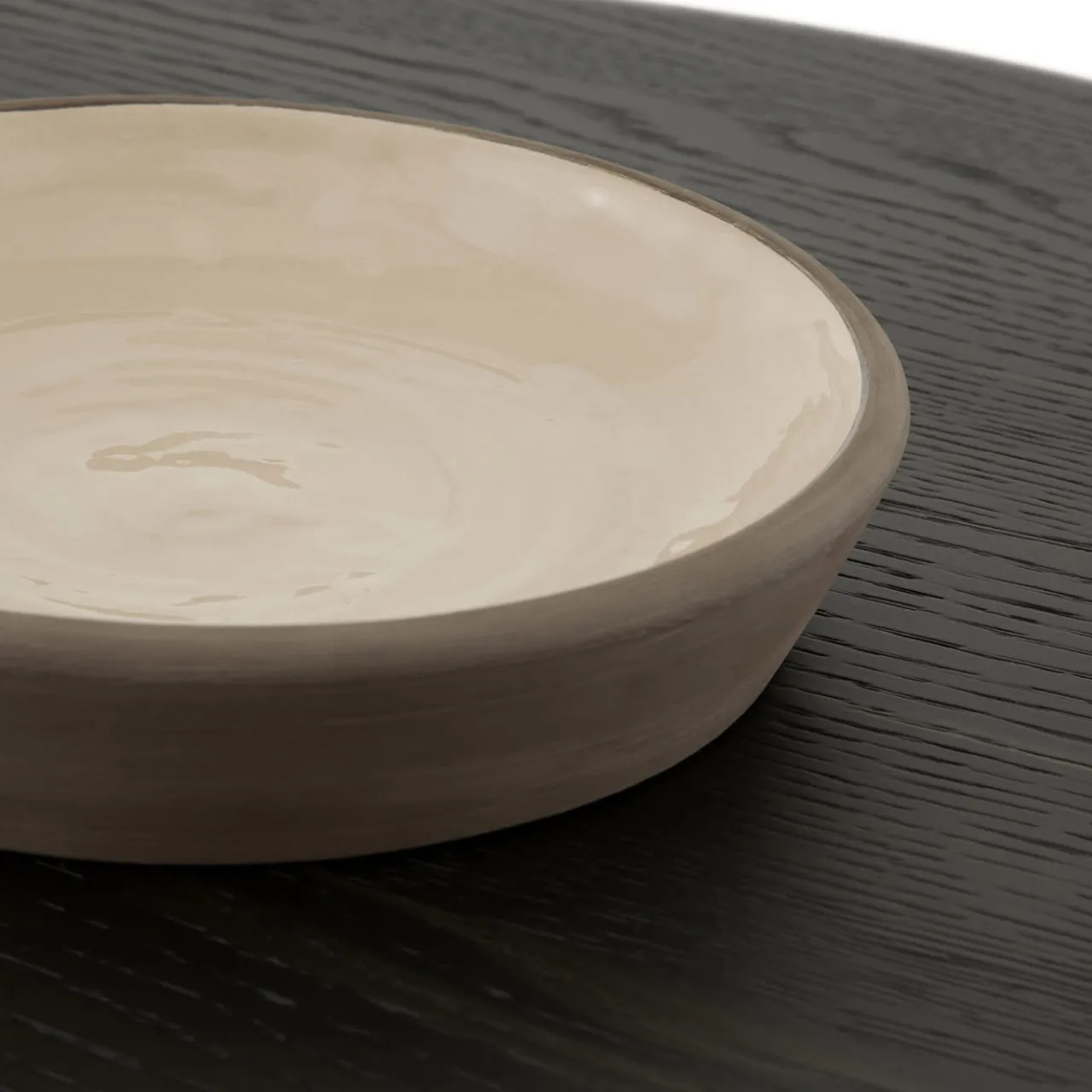 Morica Design Coffee Tables<Sablier Small Table with Clay Base & Laguna Oak Veneer Top