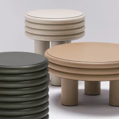 Giobagnara Coffee Tables<Scala Beige Low Round Coffee Table