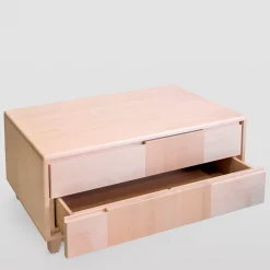 Ebanisteria Roberto Gambella Dressers<Scandinavian-Style 2-Drawer Maple Dresser