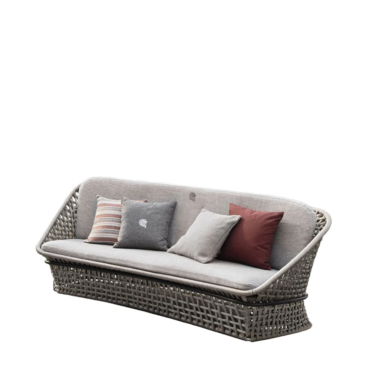 Giorgio Collection Outdoor Sofas & Benches<2-seater Gray Outdoor fabric Sofa