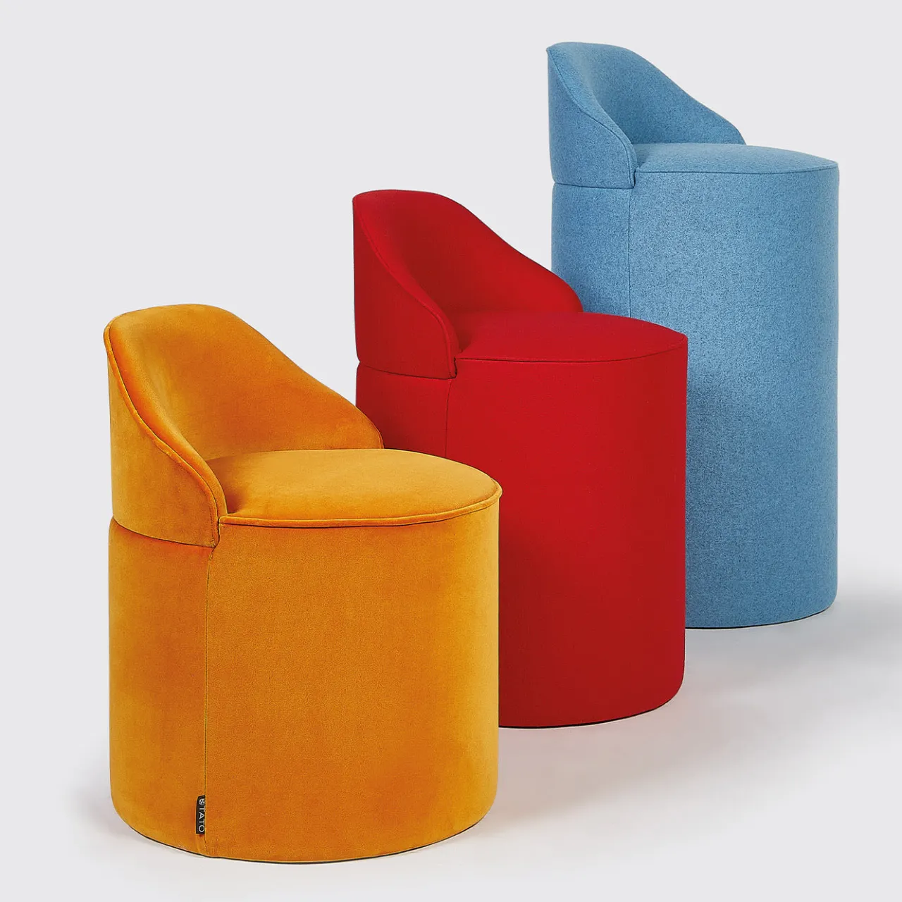 Tato Ottomans & Poufs<Sella Medium Red Pouf