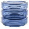Billiani 1911 Coffee Tables<Set of 3 Stack 880 Blue Modular Glass Coffee Table By Niccolò Devetag