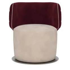 Living Couture Armchairs<Sierra Velvet Swivel Armchair