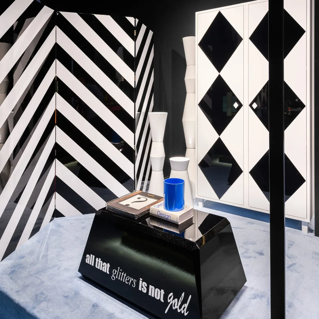 altreforme Room Dividers<Simbolo Zig-Zagged Stripes Black-and-White Room Divider