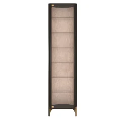 Morello Gianpaolo Cabinets<Single Door Glass Cabinet with LED Lighting