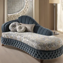 Bedding Atelier Chaises<Sipario Blue Dormeuse