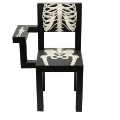 Scapin Collezioni Chairs<Skeleton Black Chair
