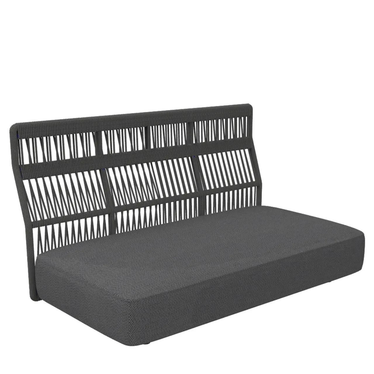 Talenti Outdoor Sofas & Benches<Sofa CX with Rope Backrest Dark Gray