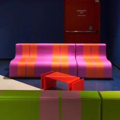 Poltronova Sofas<Sofo Purple and Red Sofa