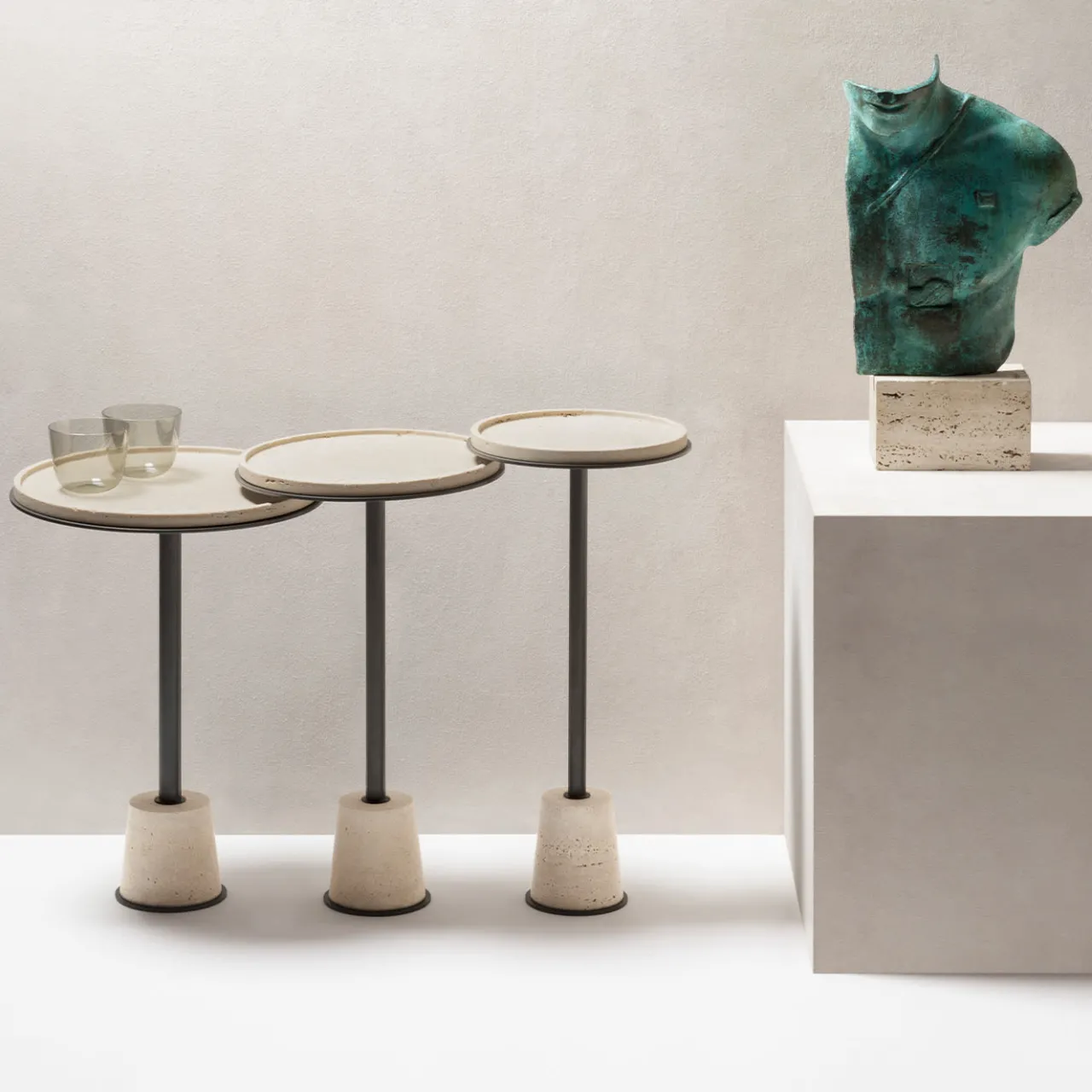 Giobagnara Side Tables<Sorrento Marble Side Table - Medium