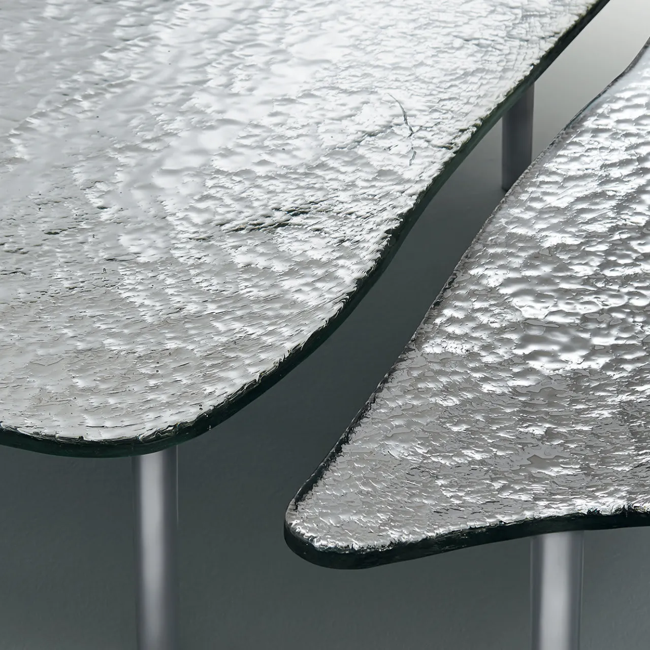Glas Italia Nesting Tables<Specchio di Venere Low Coffee Table by Massimiliano Locatelli-CLS Architetti