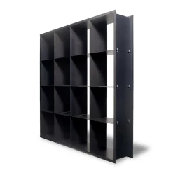 La Fucina di Efesto Bookcases<Spina 4x4 Black Wall Unit