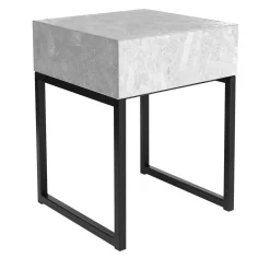 Arkof Nightstands<Spring Bedside Table With Drawer White by Fabrizio Contaldo