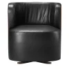 Ghidini 1961 Lounge Chairs<Spritz Black Leather Lounge Chair by Lorenza Bozzoli
