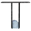 Stone Stackers Consoles<SSC103-4 Marquina & White Carrara Marble Console