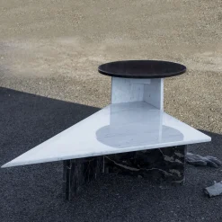 Stone Stackers Coffee Tables<SST014 Carrara and Marquinia Marble Low Tables