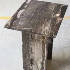 Stone Stackers Side Tables<SST013-2 Frappuccino Marble Side Table