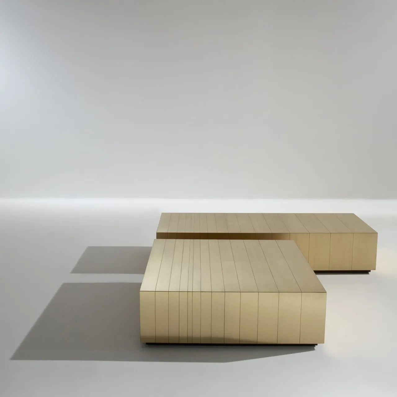 Laura Meroni Coffee Tables<ST 32 Gold Satin Brass Coffee Table