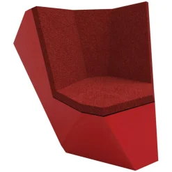 [1+2=8] Outdoor Armchairs<21st Century Red Rolling Stone Armchair