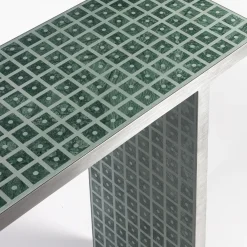 Del Savio 1910 Consoles<Standard Geometries Green Guatemala Console by David/Nicolas