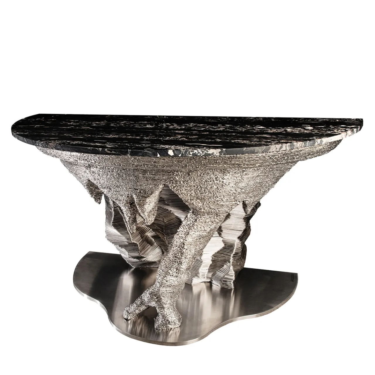 Officina Della Scala Consoles<Steel Moon Console by Giò Pozzi