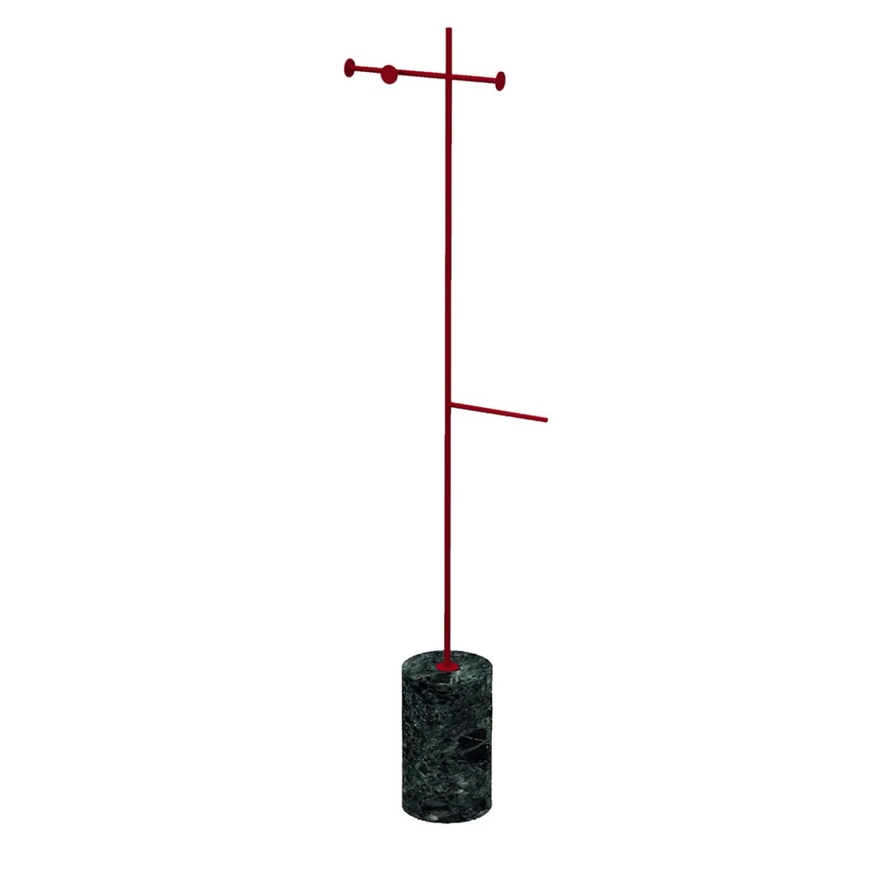 Nunzia Ponsillo Coat Stands<Stelo Green Guatemala and Red Coat Hanger