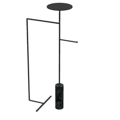 Nunzia Ponsillo Coat Stands<Stelo Green Guatemala and Black Coat Hanger with Stand