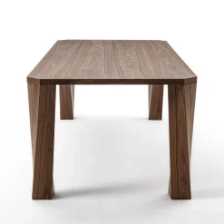 Durame Dining Tables<Super Twist Rectangular Canaletto Walnut Wood Table