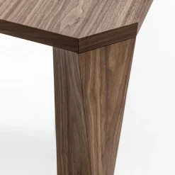 Durame Dining Tables<Super Twist Rectangular Canaletto Walnut Wood Table