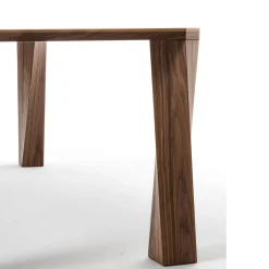 Durame Dining Tables<Super Twist Rectangular Canaletto Walnut Wood Table