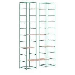 Marco Ripa Bookcases<Supermodulare Green Iron 2-Column Bookshelf