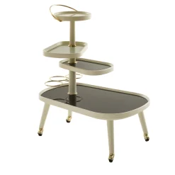 Colé Serving Tables<Sushi Kart 4 Greys Cart