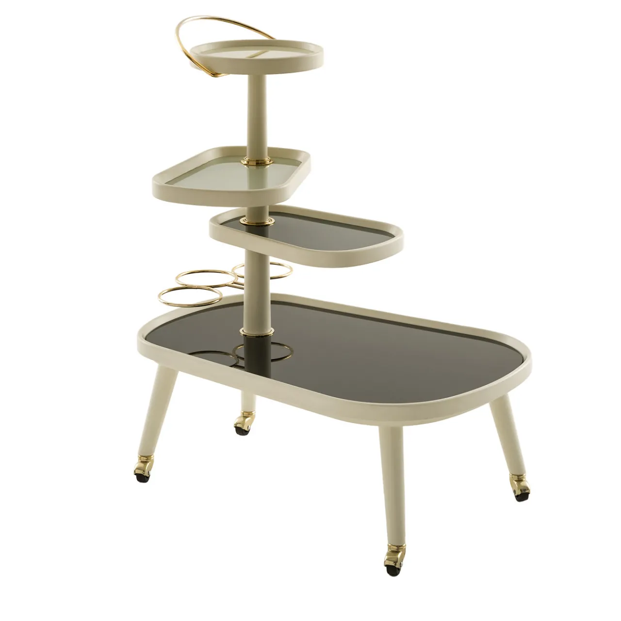 Colé Serving Tables<Sushi Kart 4 Greys Cart