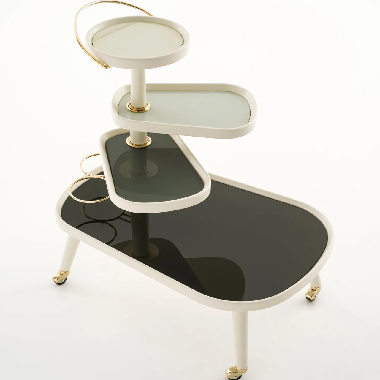 Colé Serving Tables<Sushi Kart 4 Greys Cart
