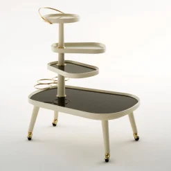Colé Serving Tables<Sushi Kart 4 Greys Cart