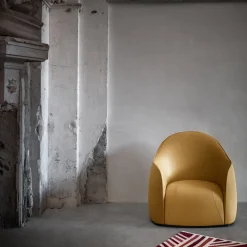 Ghidini 1961 Armchairs<Sweet Mustard Armchair by Elisa Giovannoni
