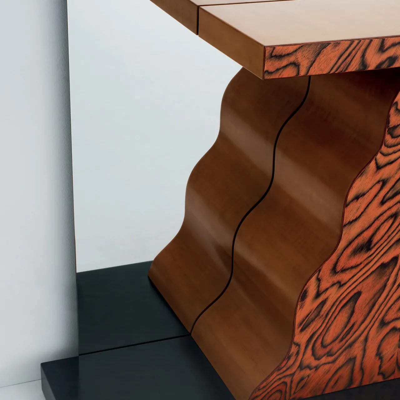 Glas Italia Consoles<Sybilla Mirror with Console by Ettore Sottsass