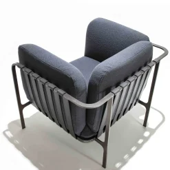 Enrico Pellizzoni Armchairs<Sydney Dark Gray Armchair