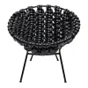 Craafts Lounge Chairs<T1 Indoor Black Chair