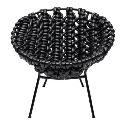 Craafts Lounge Chairs<T1 Indoor Black Chair