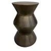 Cesare Ferrari Atelier Stools<Taburet Bronze-Finished Wooden Stool