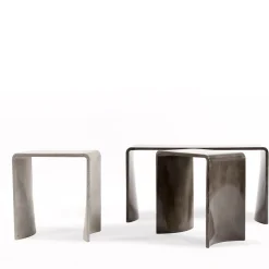 Forma & Cemento Stools<Tadao Silver Stool