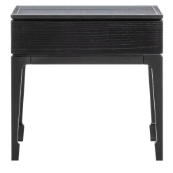 Galimberti Nino Nightstands<Taisha Black Wood Nightstand