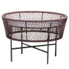 Chairs & More Outdoor Coffee Tables<Tamburo Medium Round Blue Coffee Table by Antonio De Marco