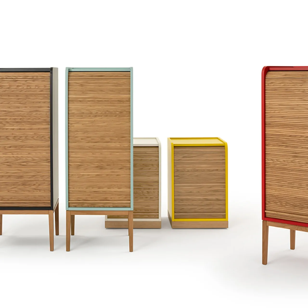 Colé Cabinets<Tapparelle Black Cabinet by Emmanuel Gallina